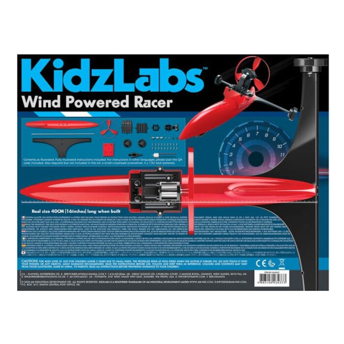 4M KidzLabs/Wind Powered Racer 38x29x7cmProduct Thumbnail