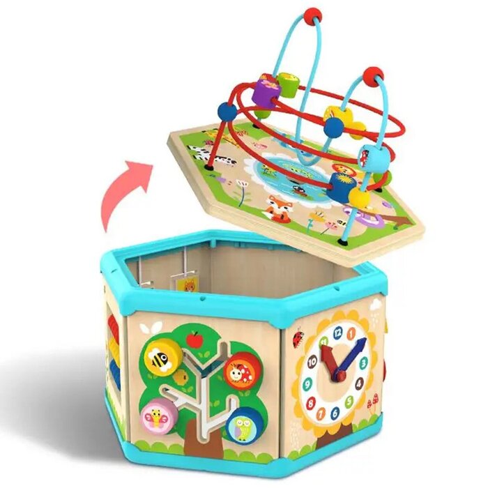 Tooky Toy Co 7 In 1 Activity Cube 31x28x35cmProduct Thumbnail