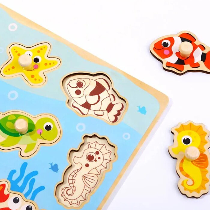 Tooky Toy Co 海洋抓手拼板 30x23x2cmProduct Thumbnail