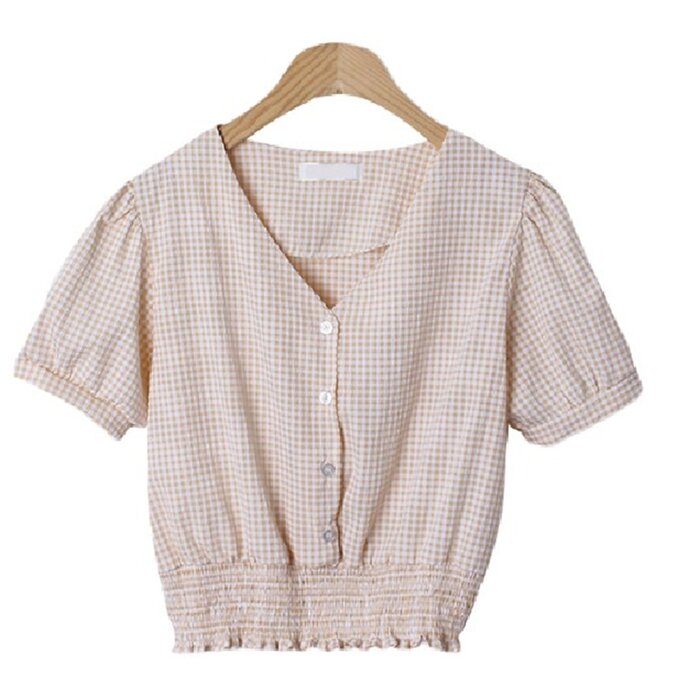Trendywhere Check Crop Top Free (XS-M)Product Thumbnail