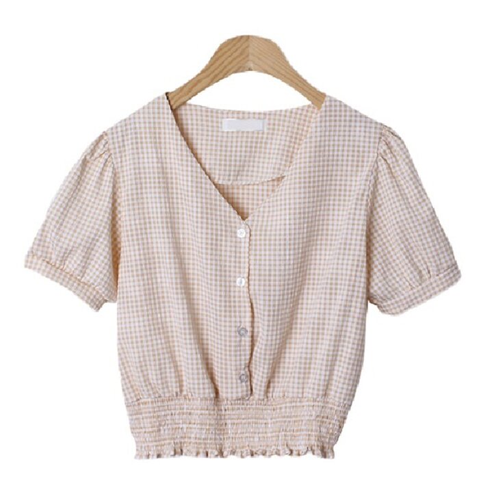 Trendywhere Check Crop Top Free (XS-M)Product Thumbnail