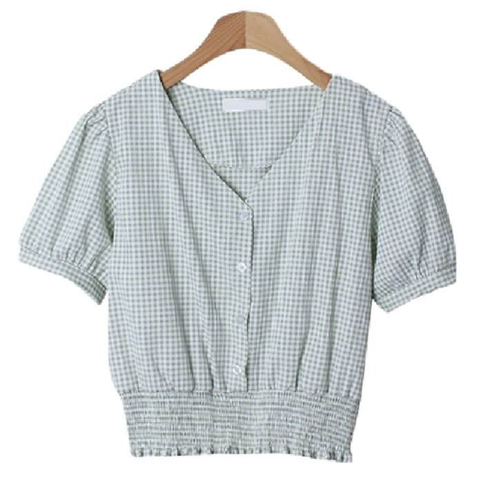 Trendywhere Check Crop Top Free (XS-M)Product Thumbnail