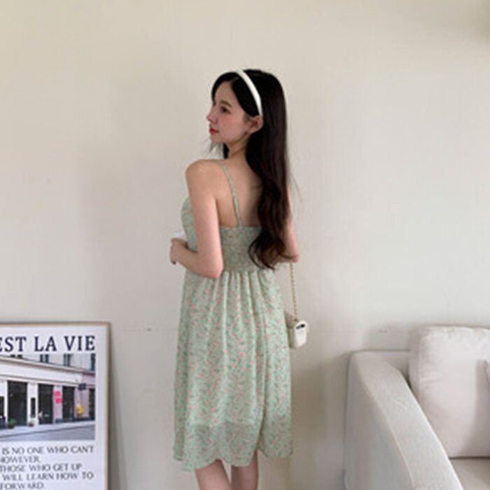 Trendywhere Floral Tie Front Dress Free (XS-M)Product Thumbnail