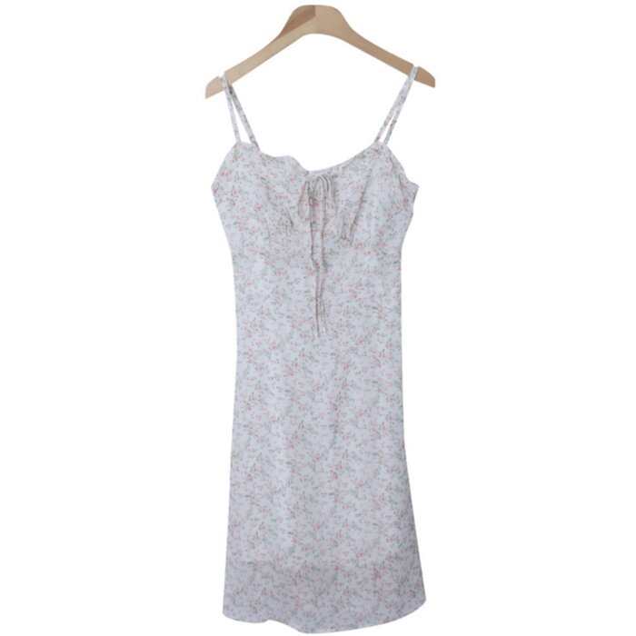 Trendywhere Floral Tie Front Dress Free (XS-M)Product Thumbnail
