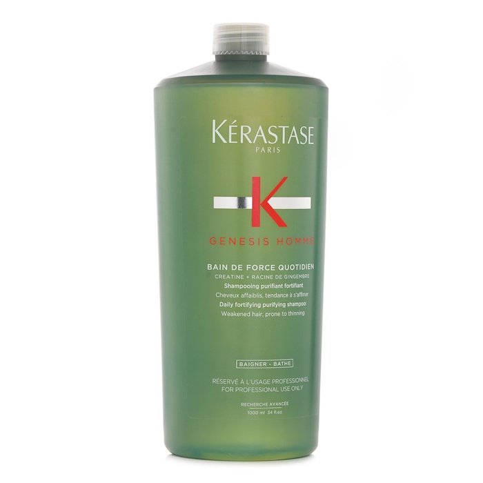Kerastase Genesis Homme Bain De Force Quotidien Shampoo(Random Packing) 1000ml/34ozProduct Thumbnail