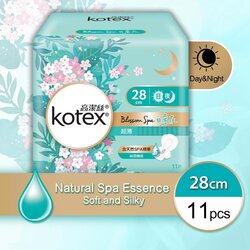 Kimberly-Clark Kotex - Blossom Spa White Tea UltraThin Pads 28cm(Rapid-Dry,Flexible,Extra Protection)