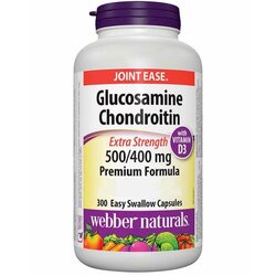 Webber naturals Glucosamine Chondroitin with Vitamin D3 300 capsules