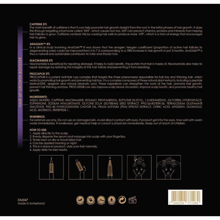 Derma Medream Hair Up Growth Booster 2mlx10bottlesProduct Thumbnail