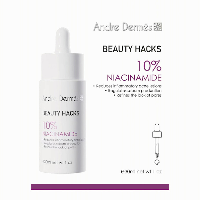 Andre Dermes Beauty Hacks 10 Percent Niacinamide Serum 30mlProduct Thumbnail
