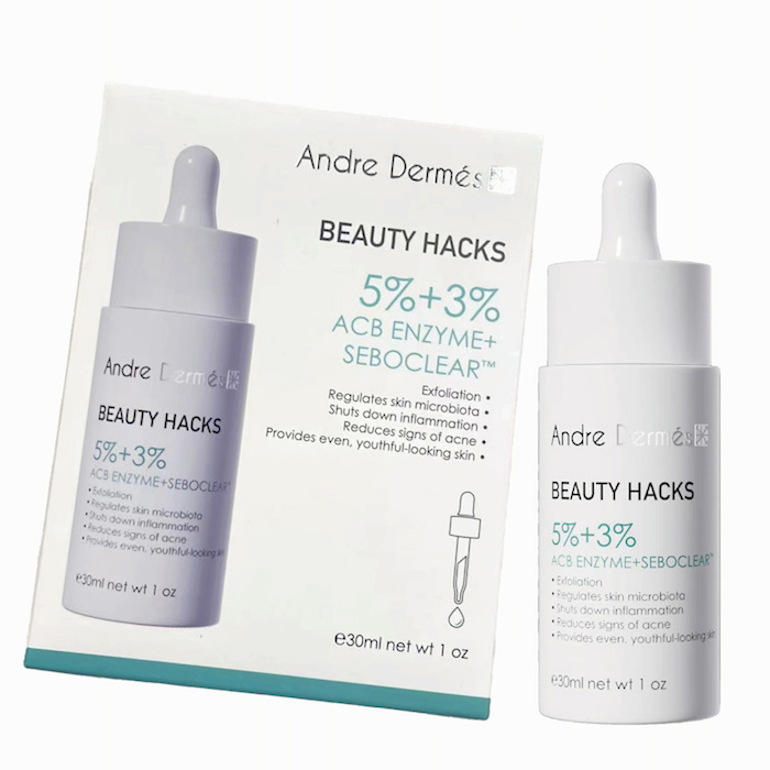Andre Dermes Beauty Hacks 5 Percent ACB Enzyme Plus 3 Percent Seboclear Serum 30mlProduct Thumbnail