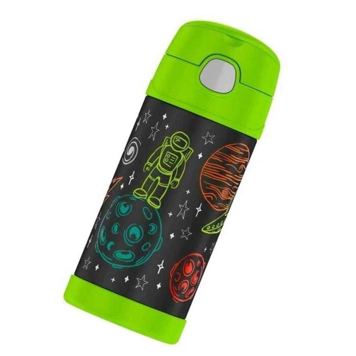 THERMOS FUNtainer Stainless Steel Vacuum Insulated Drink Bottle-Astronauts 335mlProduct Thumbnail
