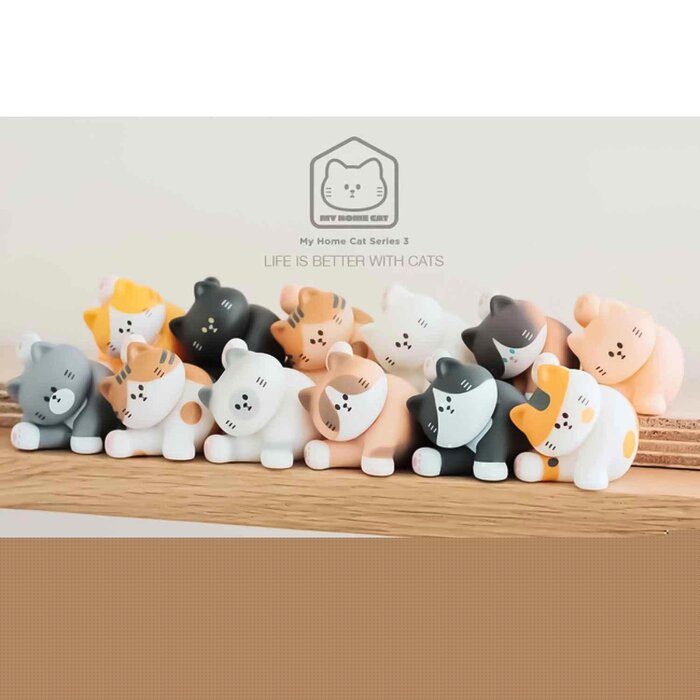 fluffyhouse My Home Cat Series 3 Blind box 1 box (12pcs)Product Thumbnail