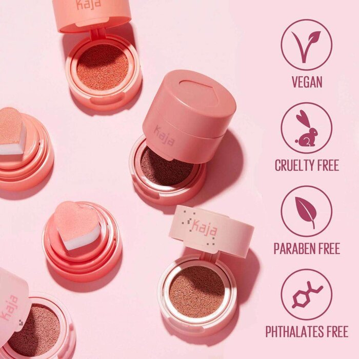 KAJA Beauty CHEEKY STAMP 5 shades are available bouncy liquid