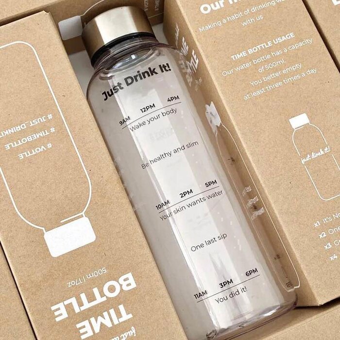 Vottle &quot;Just Drink it&quot; Time Bottle 1pc｜500mlProduct Thumbnail