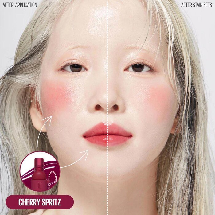 KAJA Beauty JELLY CHARM Lip & Blush Glazed Keychain Stain 6 shades are available (01 Cherry Spritz) Picture ColorProduct Thumbnail