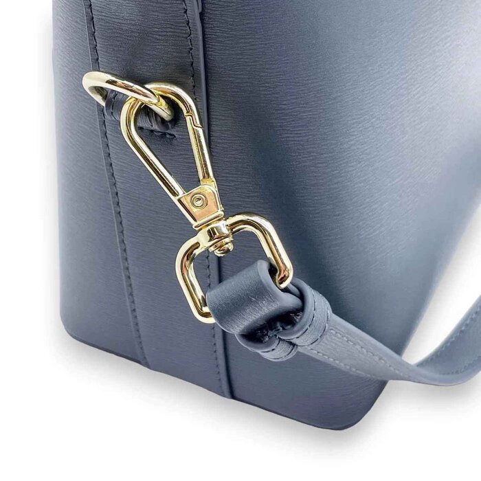 Leatheraft IQRA Genuine Leather Middle Shoulder Handbag (Top-Handle)(Aegean) 17x24x10cmProduct Thumbnail