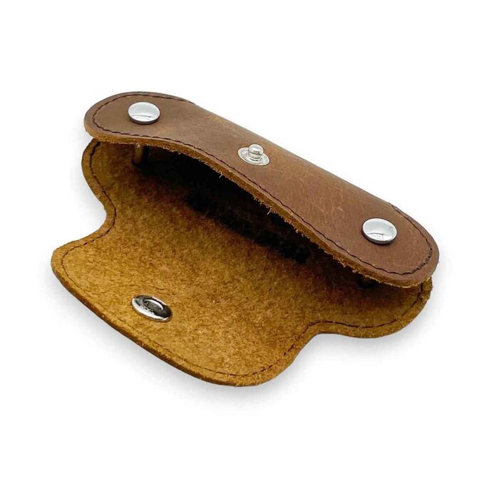 Leatheraft KAIRO Distressed Leather Business Key Cover(Coffee) 10x4cmProduct Thumbnail