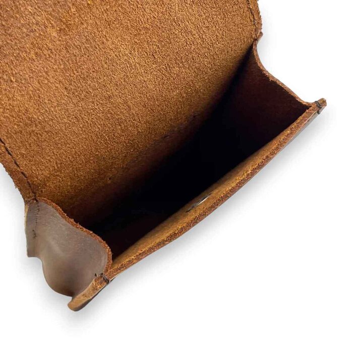 Leatheraft SETH Distressed Leather Business & Travel Pouch(Coffee) 12x7.5x2.7 cmProduct Thumbnail