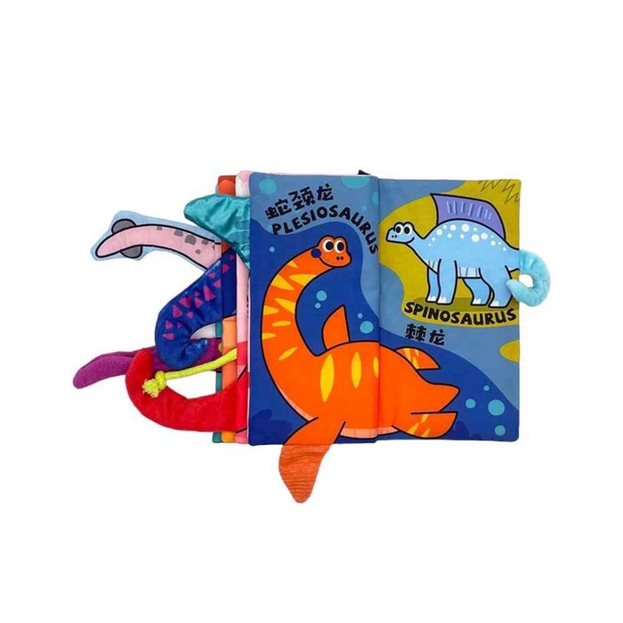 Kidrise Beiens Three-dimensional 3D Early Education Enlightenment Baby Cloth Book (Dinosaurs) 11x20cmProduct Thumbnail