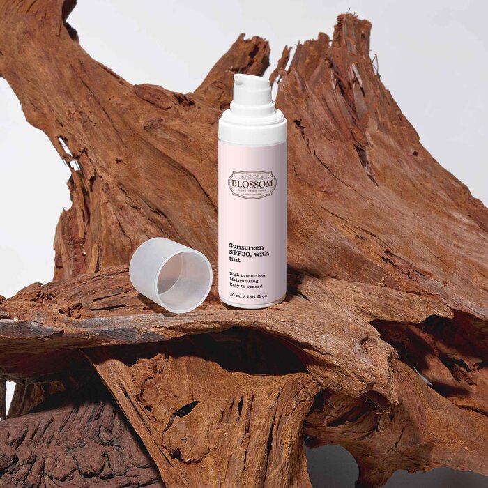 Blossom Blossom Sunscreen SPF30, with tint, designed from the UK Fixed SizeProduct Thumbnail