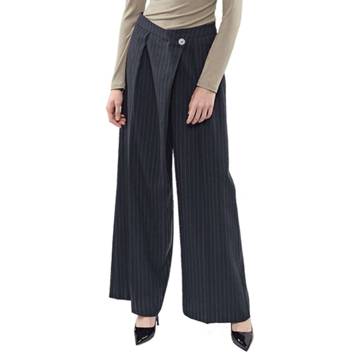MEA Overlap Stripe Wide Pant (Delivery Time 14-21 days) MProduct Thumbnail