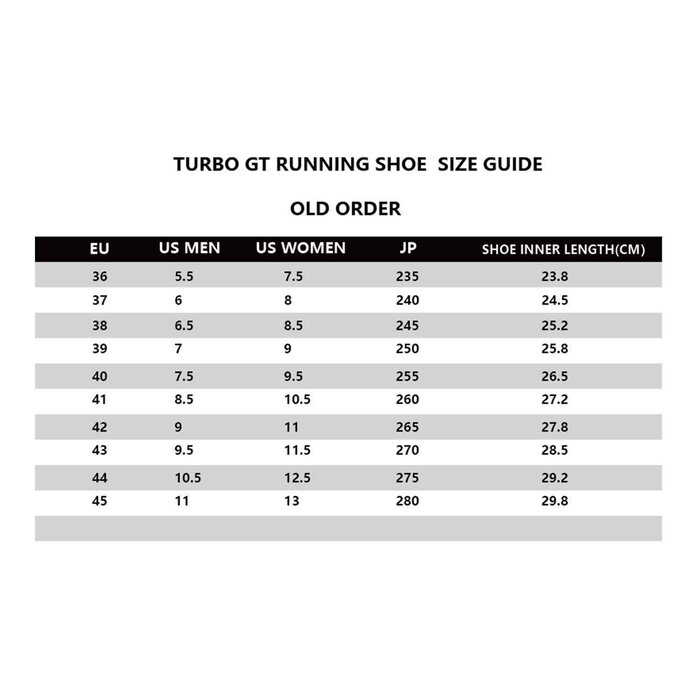 OLD ORDER OLD ORDER TURBO GT RUNNING SHOE WHITE-SILVER 45Product Thumbnail