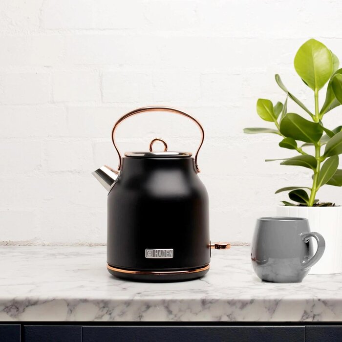 HADEN HADEN - Heritage (Special Edition) 1.7L Kettle (Black & Copper) - 205360 (Hong Kong plug with 220 Voltage) Fixed SizeProduct Thumbnail
