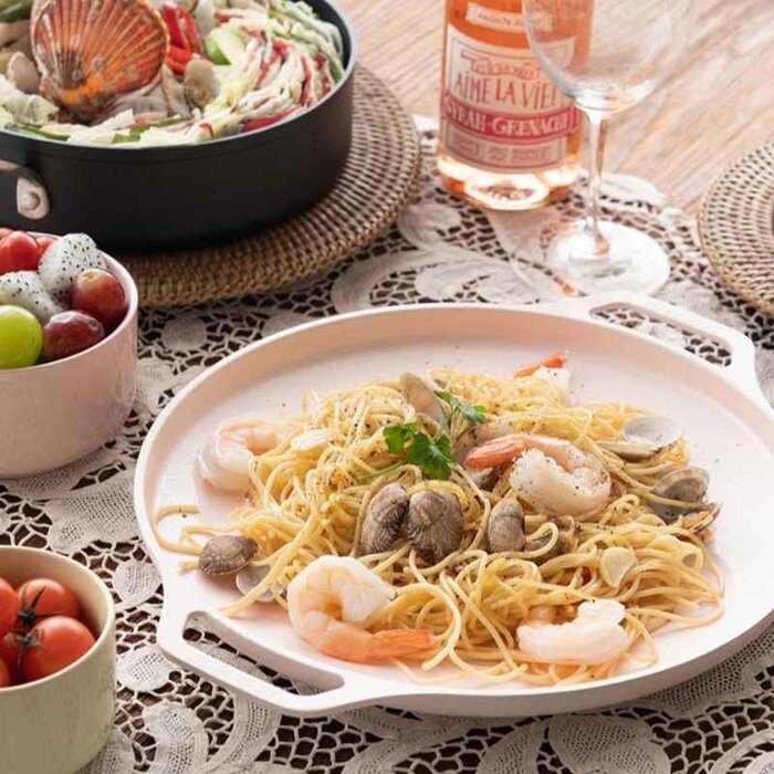Dono 30cm Ceramic Layer Frying Pan - Peach 0Product Thumbnail