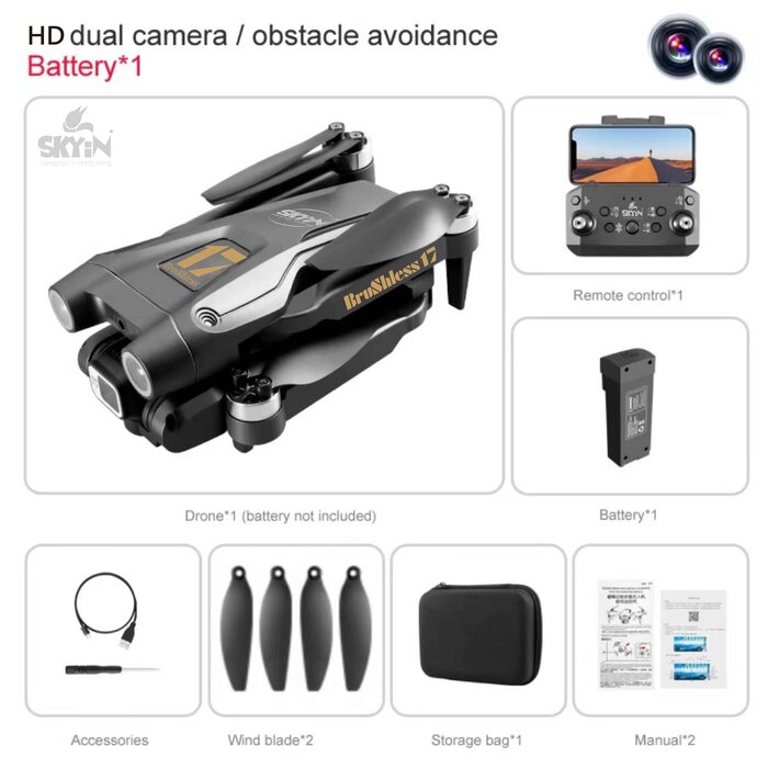 SKYiN Brushless 17 Avoidance Drone Picture ColorProduct Thumbnail