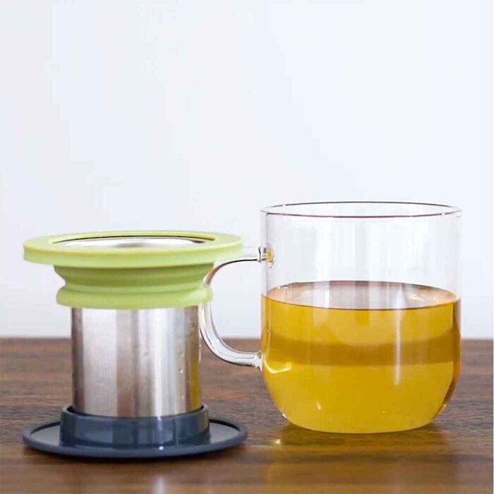 PO: Inactive- Ming Infuser Glass Mug 2.0 Grey Lid with RProduct Thumbnail