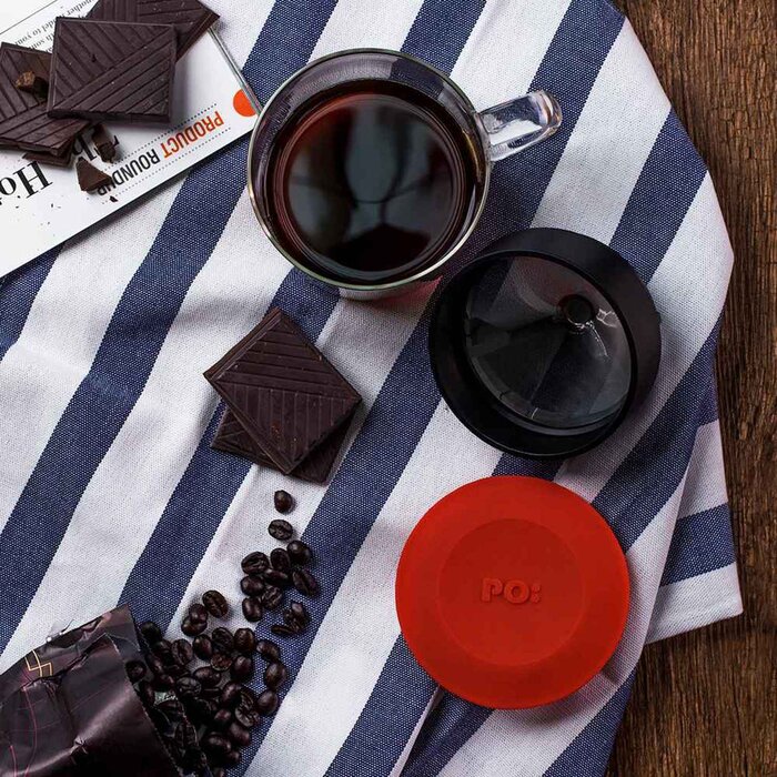 PO: Inactive- Mini Dripper Coffee Mug Grey  Lid with Product Thumbnail