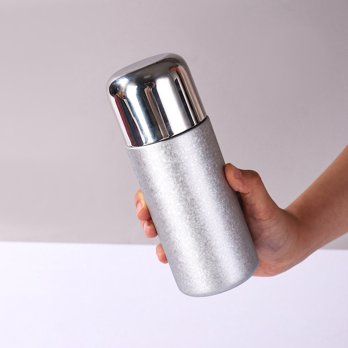 ETMall New Titanium Lined Mini Insulated Double Layer Tea Cup Gradient Color Titanium Cup Custom 240ml BlueProduct Thumbnail