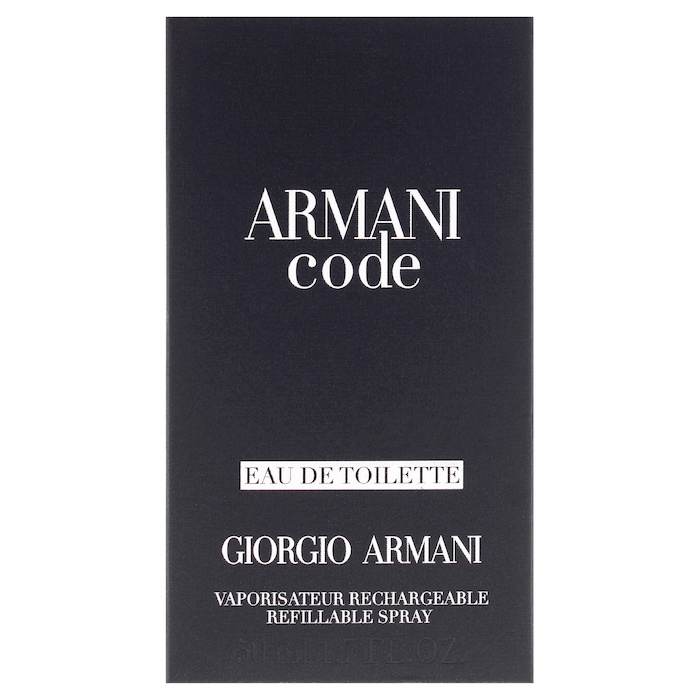 Giorgio Armani Armani Code by Giorgio Armani for Men - 1.7 oz EDT Spray (Refillable) 1.7Product Thumbnail