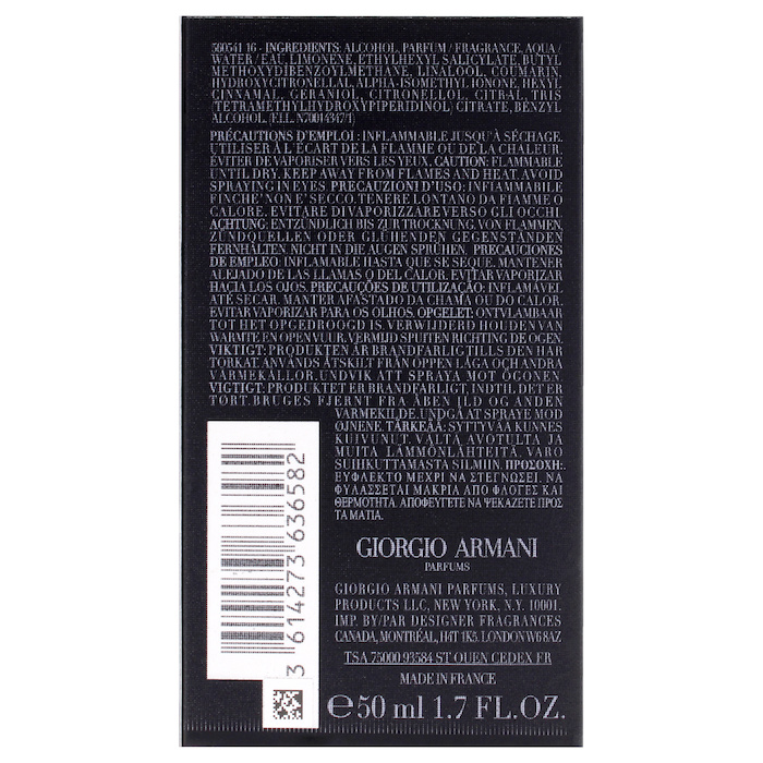 Giorgio Armani Armani Code by Giorgio Armani for Men - 1.7 oz EDT Spray (Refillable) 1.7Product Thumbnail