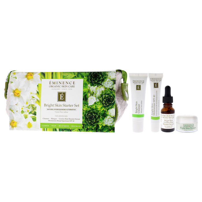 Eminence Bright Skin Starter Set by Eminence for Unisex - 5 Pc 1oz Bright Skin Cleanser, 0.5oz Bright Skin Masque, 0.5oz Bright S 5Product Thumbnail