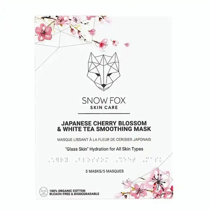 Snow Fox Japanese Cherry Blossom & White Tea Smoothing Mask 5 pcsProduct Thumbnail