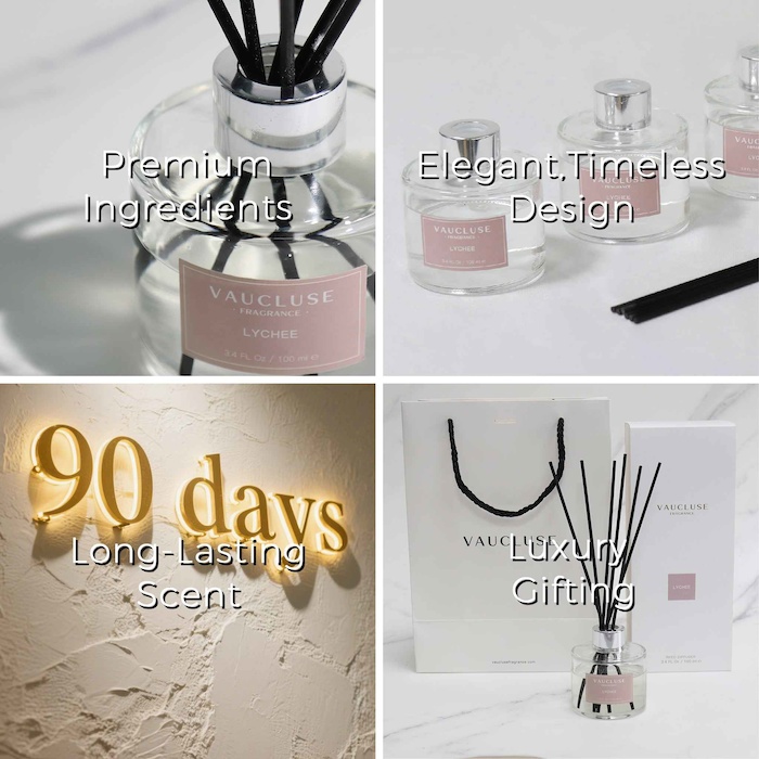 VAUCLUSE Lychee Scented Reed Diffuser 25.4*10.5*10.5Product Thumbnail