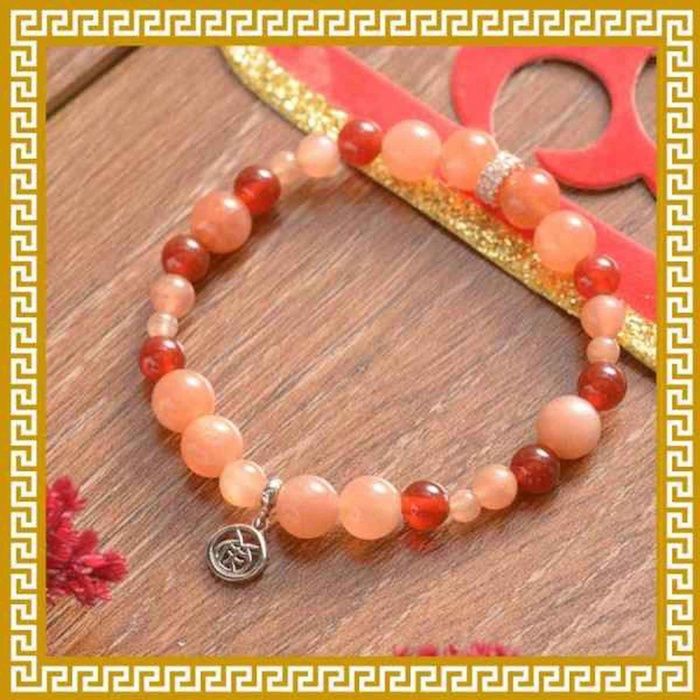 Ji Qing Tang Red Agate Sunstone Bracelet undefinedProduct Thumbnail