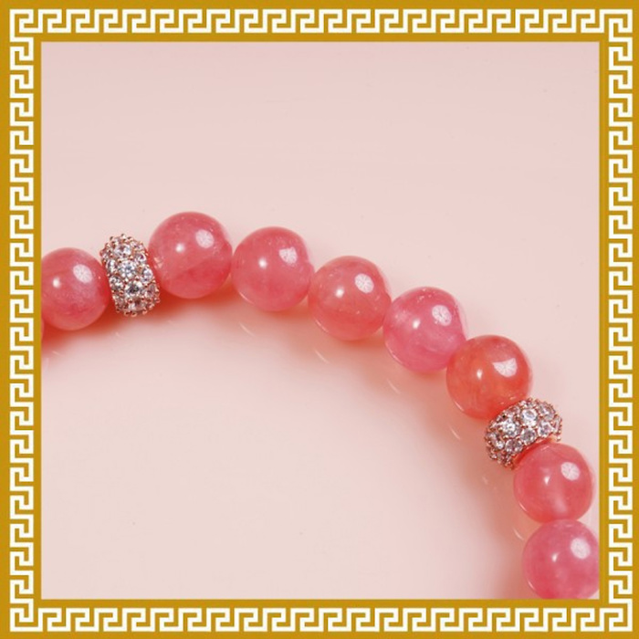 Ji Qing Tang Premium Ice-Grade Rhodochrosite Bracelet 6-6.5mmProduct Thumbnail