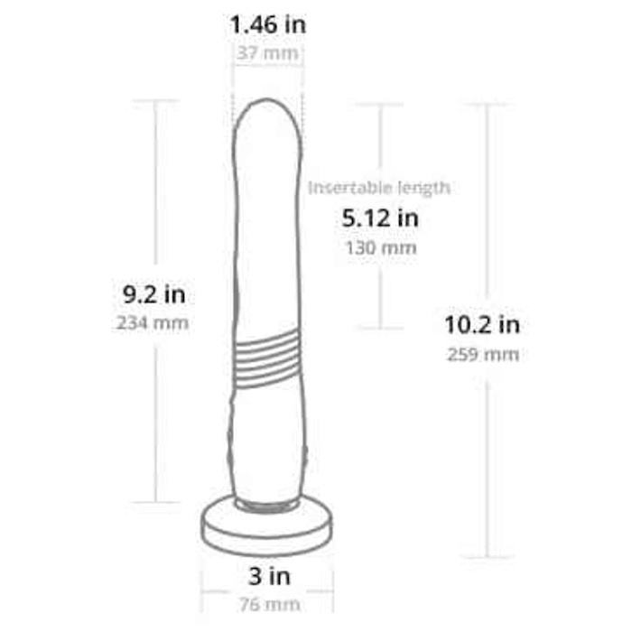 LOVENSE Lovense Gravity Thrusting Dildo 1 pcProduct Thumbnail