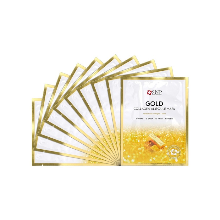 SNP SNP Gold Collagen Ampoule Mask 10pcsProduct Thumbnail