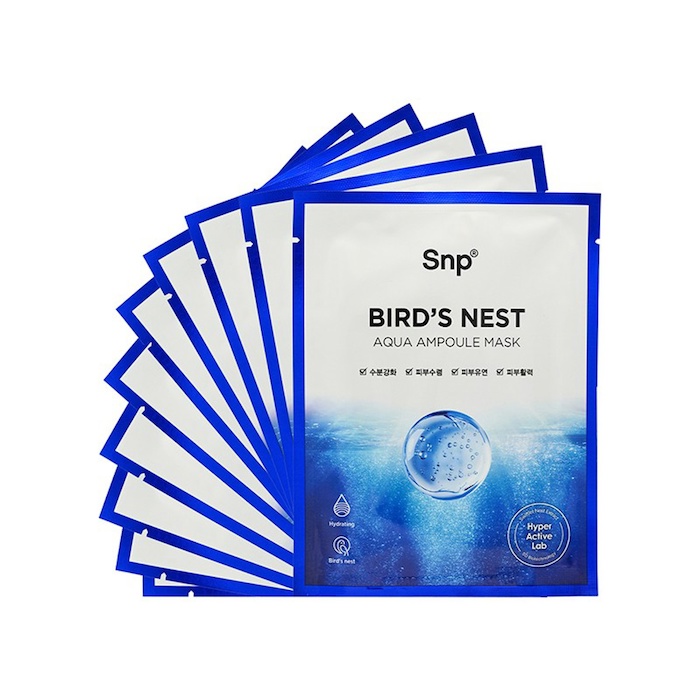 SNP SNP Bird's Nest Aqua Ampoule Mask 10pcsProduct Thumbnail
