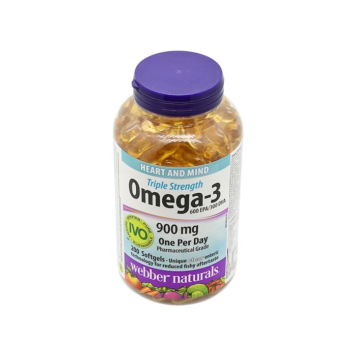Webber naturals webber naturals 超浓缩三倍强效型奥米加3鱼油 200capsulesProduct Thumbnail