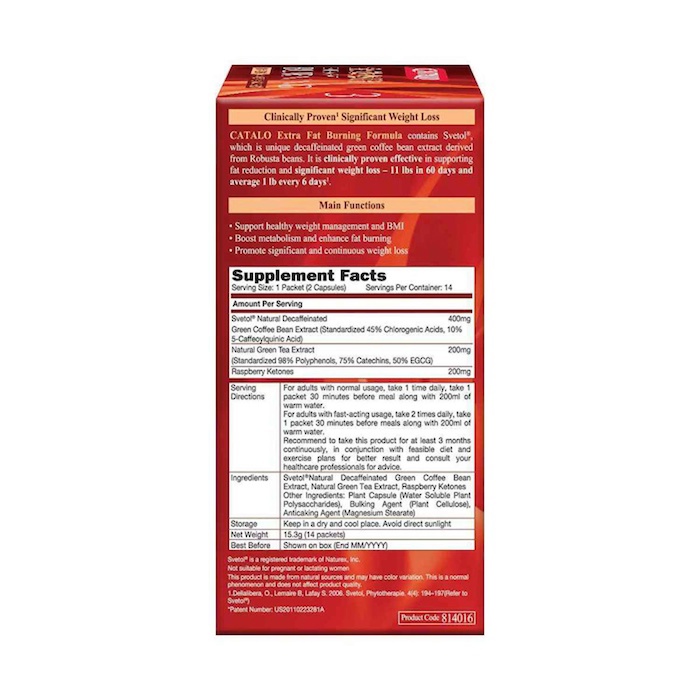 Catalo Extra Fat Burning Formula 28ct (14 Packets) 28 SachetsProduct Thumbnail