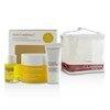 Clarins Set: Toning Body Polisher 250g/8.8oz + Body Treatment Oil - Tonic 30ml/1oz + Extra Firming Body Lotion 30ml/1oz + Bag 3pcs+1bag