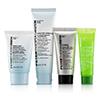 Peter Thomas Roth Jet, Set, Facial ! 4-Piece Kit: 1x Cleanser 30ml + 1x Moisturizer 20ml + 1x Cucumber Gel Mask 14ml + 1x Peeling Gel 15ml 4pcs