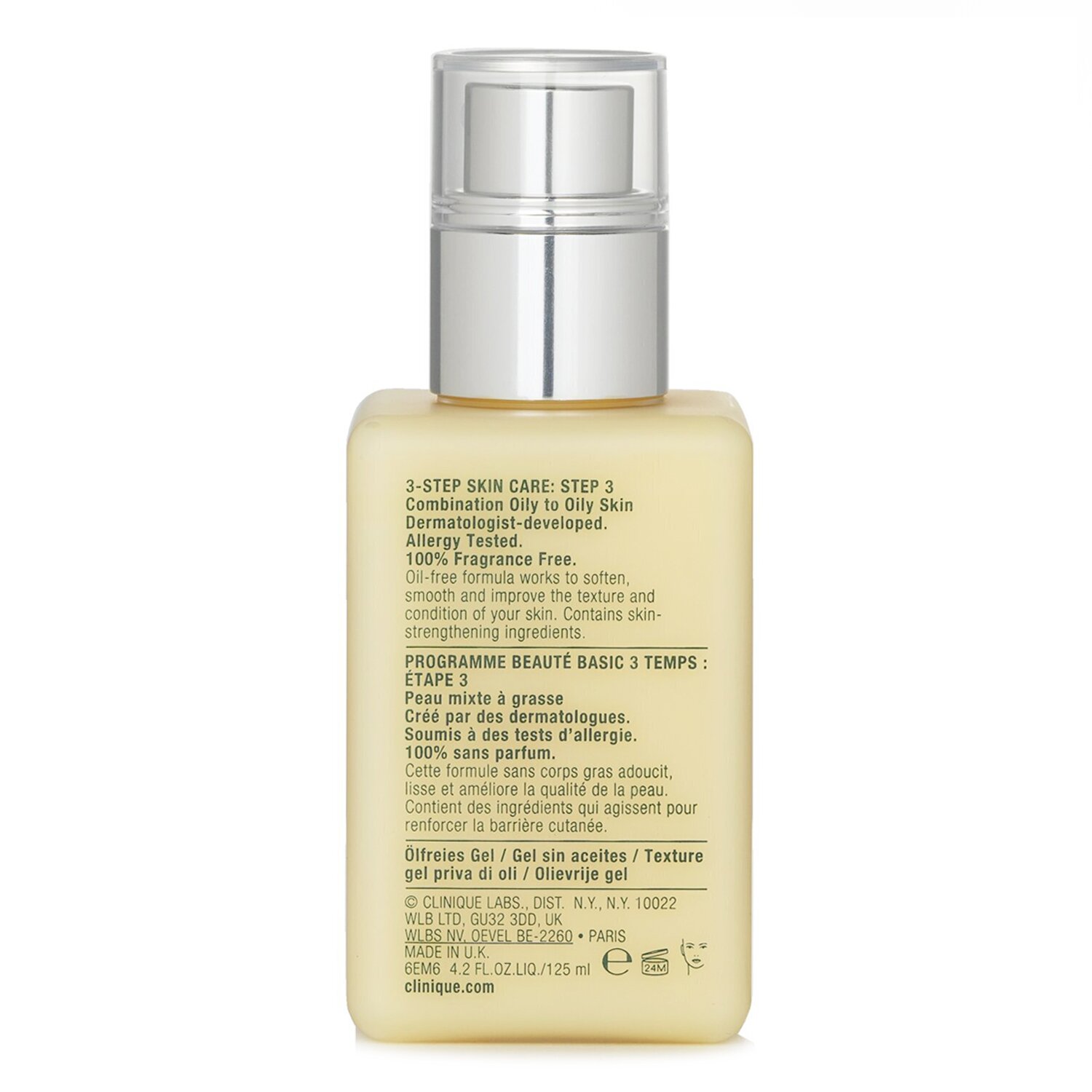 Clinique เจลมอยซ์เจอไรเซอร์ Dramatically Different - ผิวมันผสมถึงผิวมัน (พร้อมหัวปั๊ม) 125ml/4.2oz