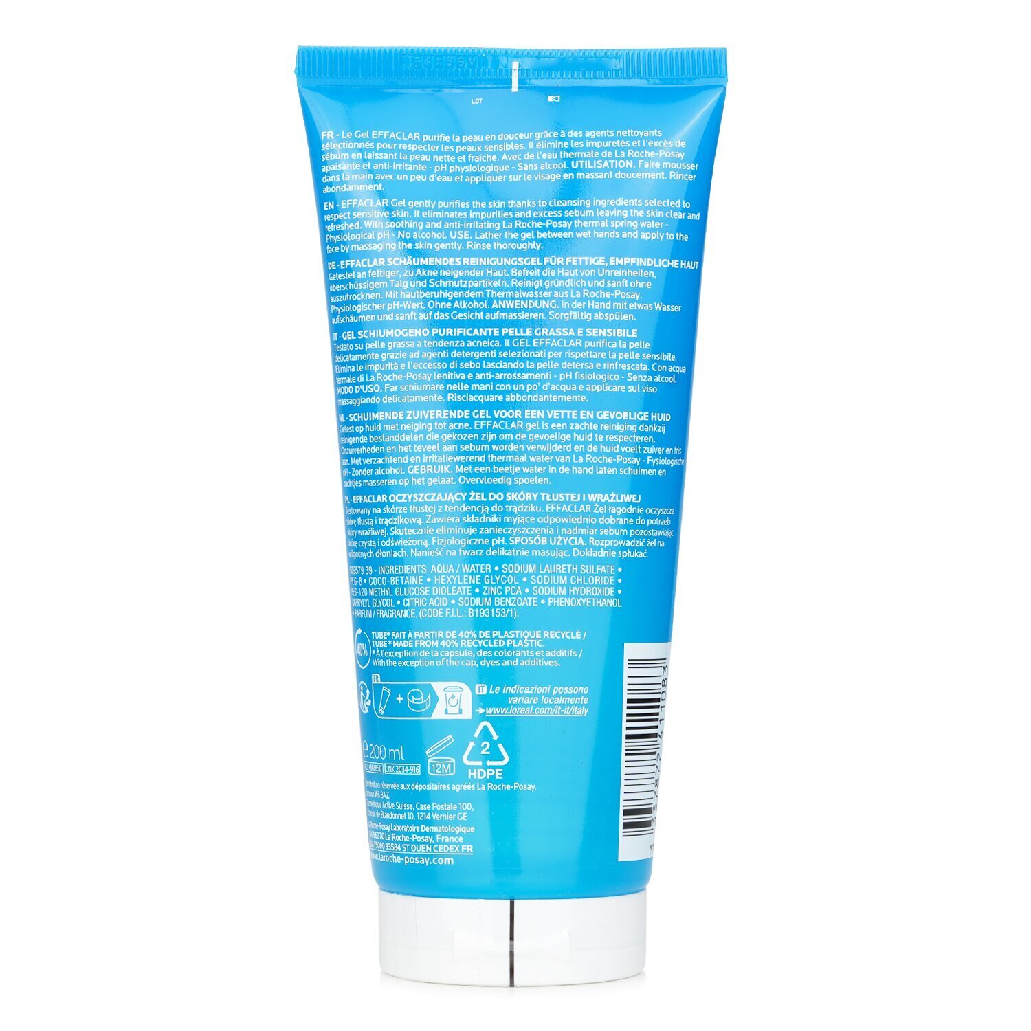 La Roche Posay Effaclar Purifying Foaming Gel(Random Packaging) 200ml/6.76oz