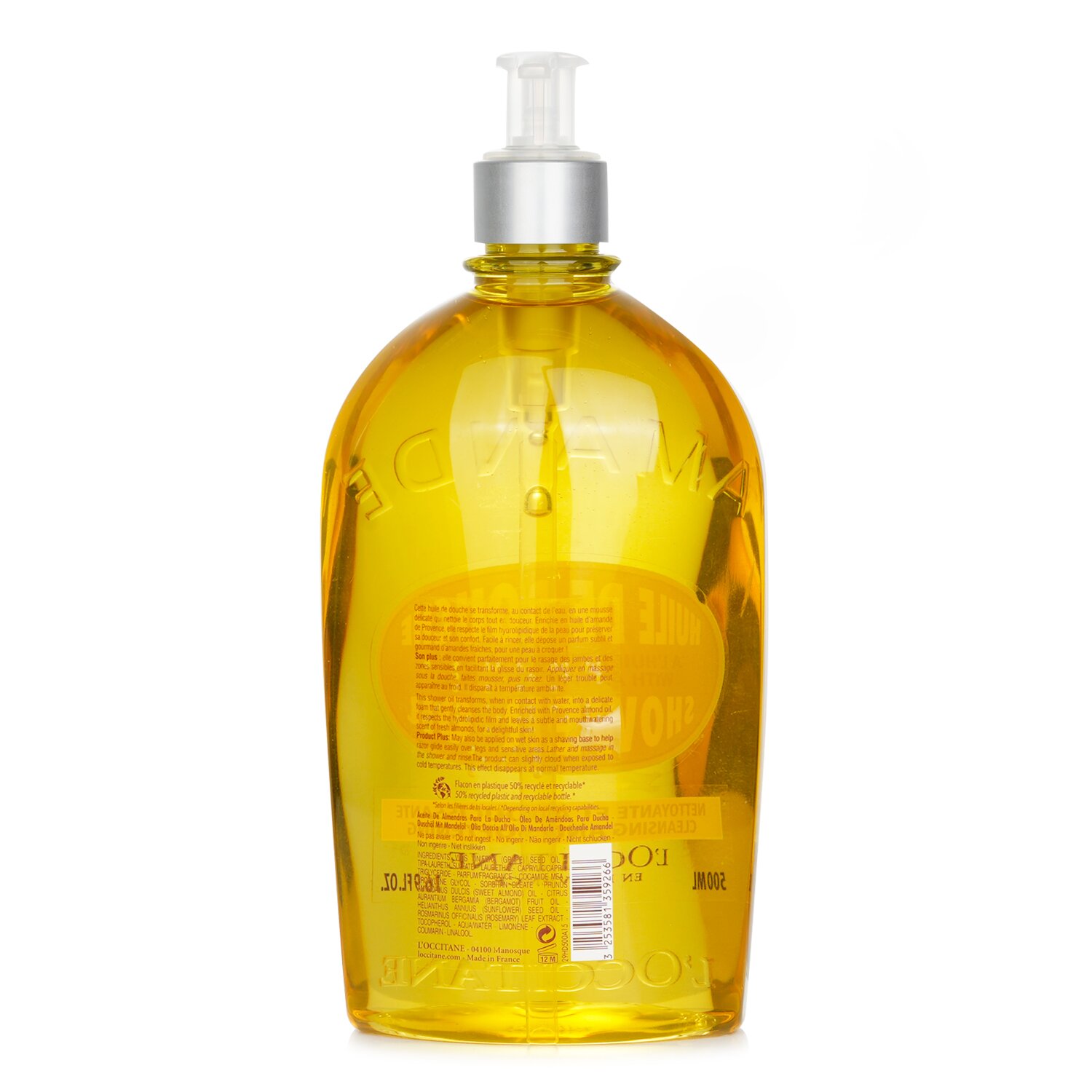 L'Occitane 歐舒丹 杏仁沐浴油(新舊包裝隨機) 500ml/16.9oz
