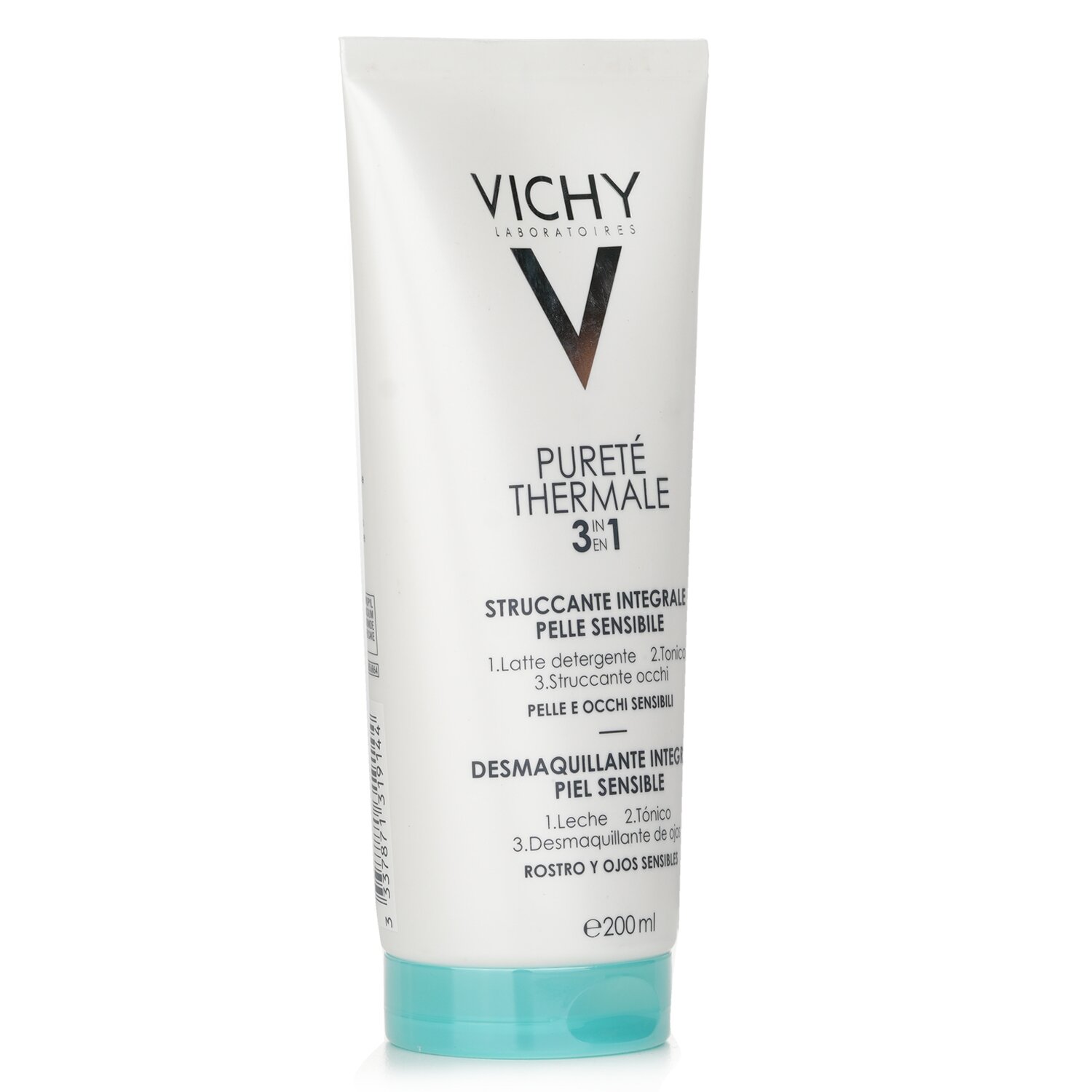 Vichy Purete Thermale 3 In 1 One Step Cleanser (For Sensitive Skin) (Random Packaging) 200ml/6.76ml